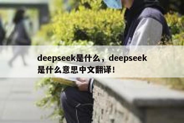 deepseek是什么,deepseek是什么意思中文翻译! 第1张 deepseek是什么,deepseek是什么意思中文翻译! 第1张
