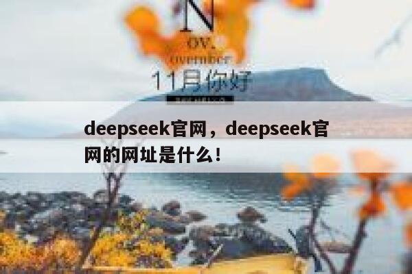 deepseek官网,deepseek官网的网址是什么! 第1张 deepseek官网,deepseek官网的网址是什么! 第1张